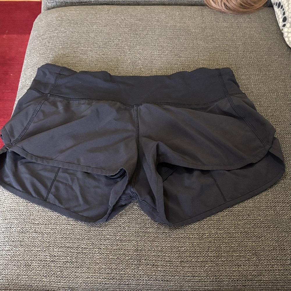 Lululemon Athletica Black Athletic Shorts